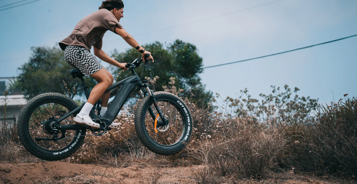 Fatbike in actie