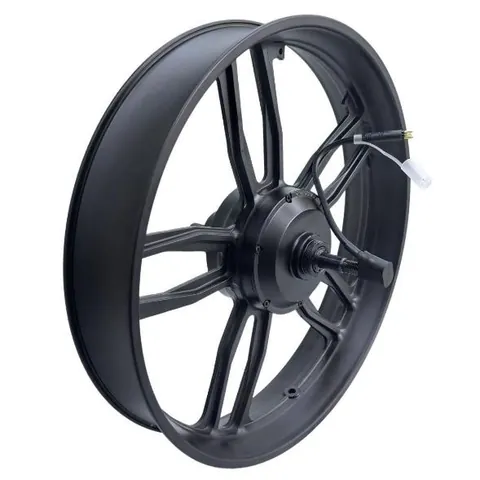 OUXI V8 motorwiel 20 inch 48V 250W, zwarte stekker, kabel rechts